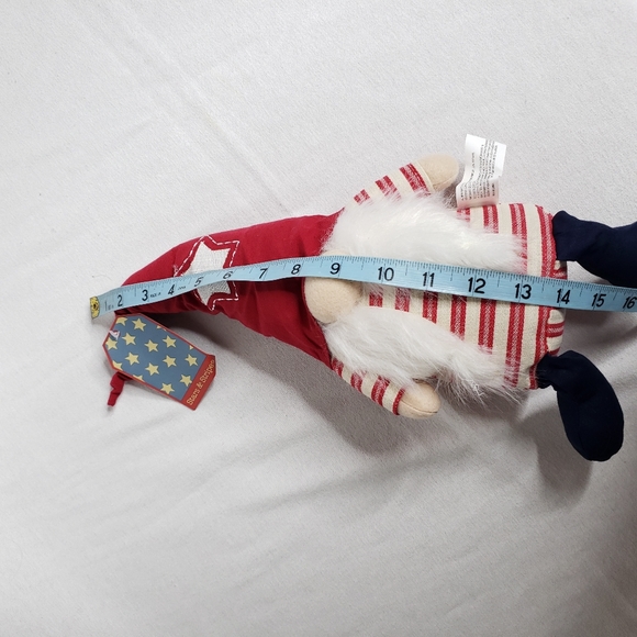 Stars Stripes Patriotic Gnome 4th of July New - Picture 4 of 5